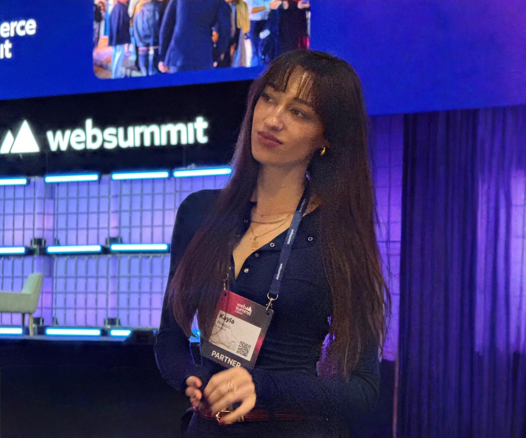 Kayla at Web Summit